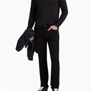 PAIGE Men's Dark Black Jeans